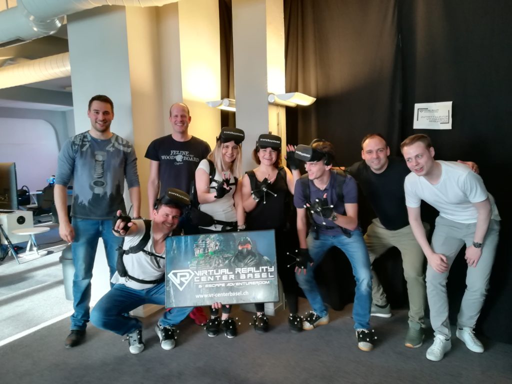 Teamevent im Virtual Reality Center