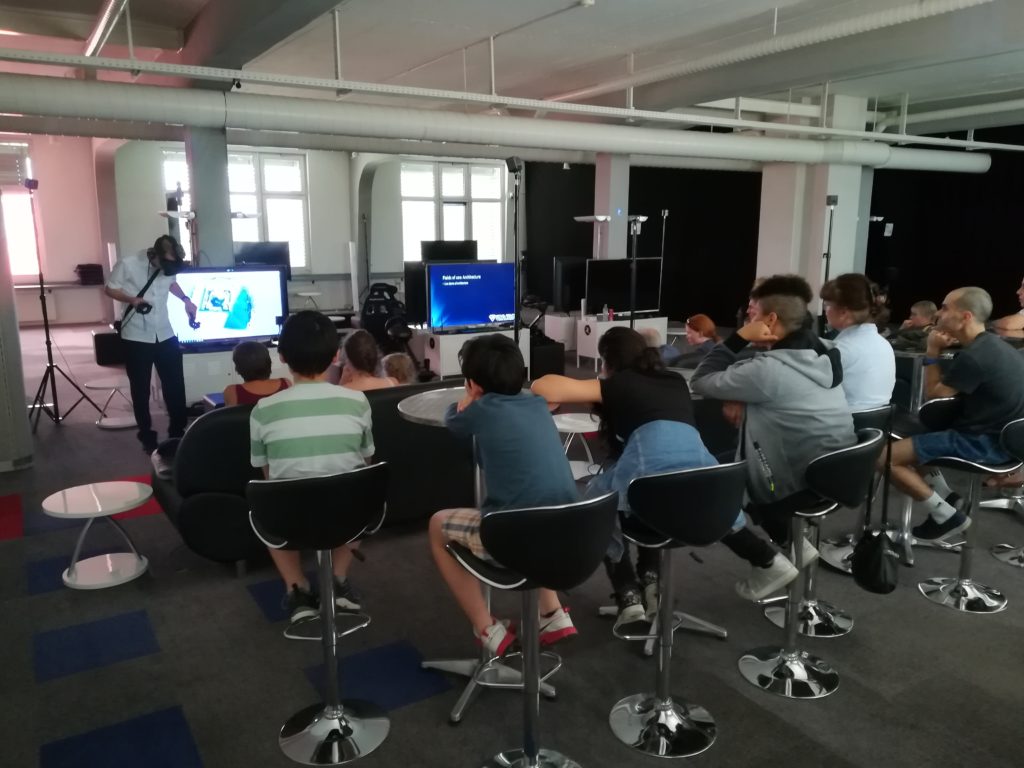 Spieleinführung bei Eventbeginn